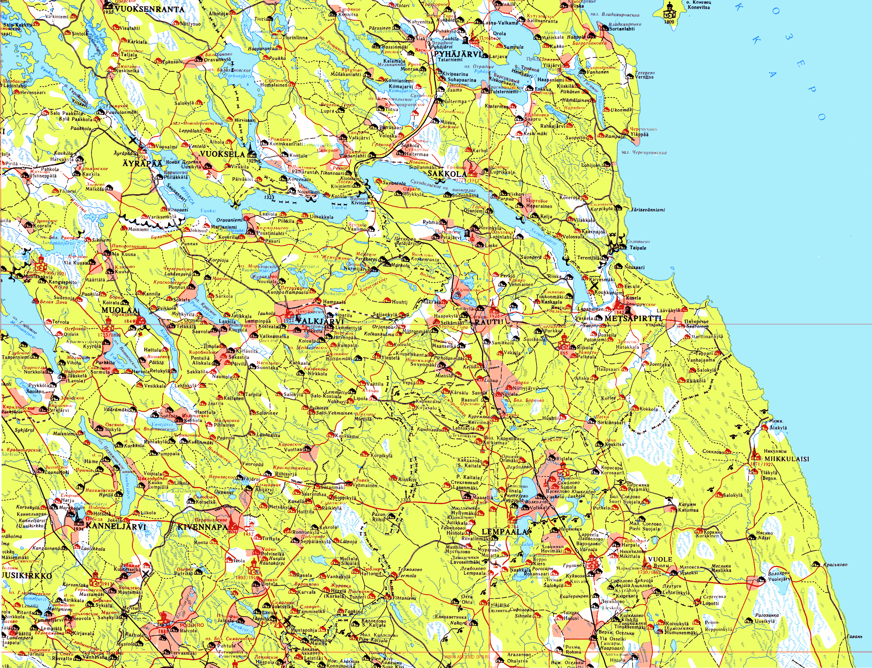 карта дотов ленинградской области фото 102